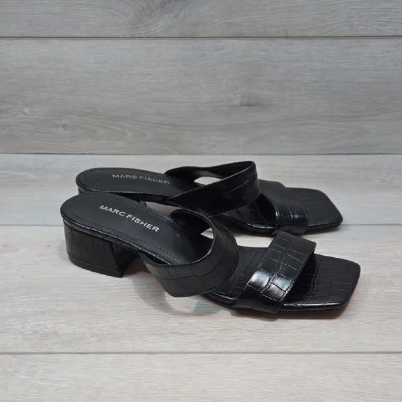 Marc Fisher Yori Square Toe Heels - Picture 2 of 3